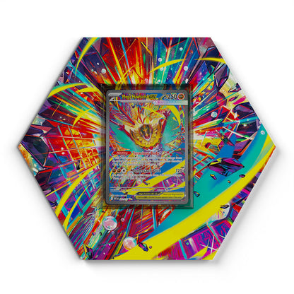 283/217 Mega Hawlucha EX - Extended Artwork Pokemon Card Display
