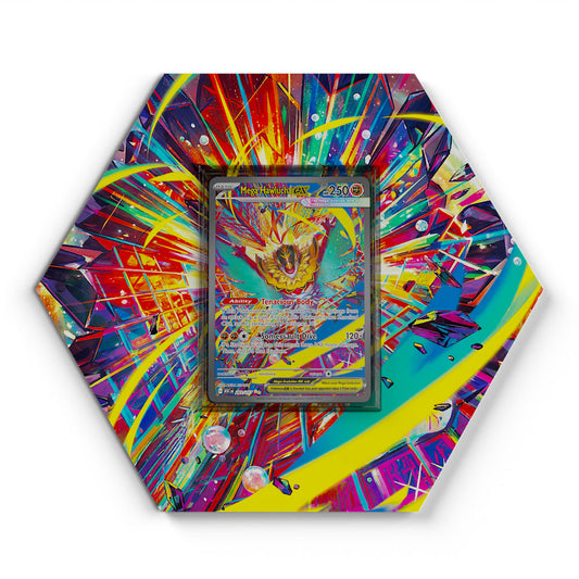 283/217 Mega Hawlucha EX - Extended Artwork Pokemon Card Display
