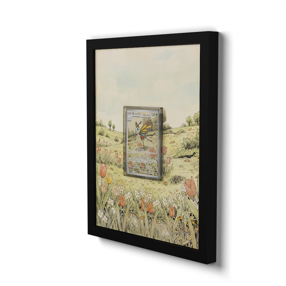 219 Beautifly - Extended Artwork Framed Pokemon Card Display