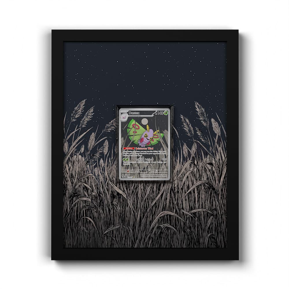 220 Dustox - Extended Artwork Framed Pokemon Card Display
