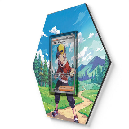 221/182 Ethan’s Adventure - Extended Artwork Pokemon Card Display