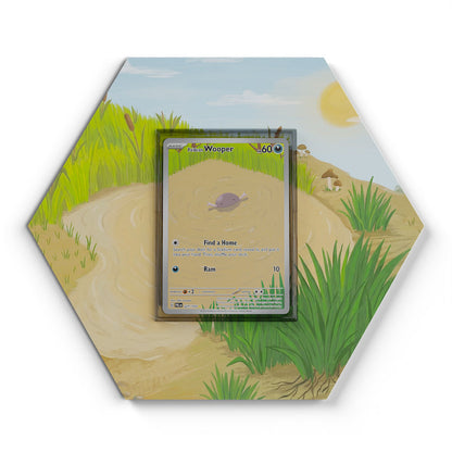 221/193 Paldean Wooper - Extended Artwork Pokemon Card Display