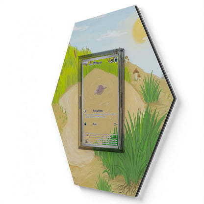 221/193 Paldean Wooper - Extended Artwork Pokemon Card Display