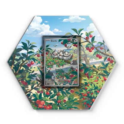 221/198 Starly - Extended Artwork Pokemon Card Display
