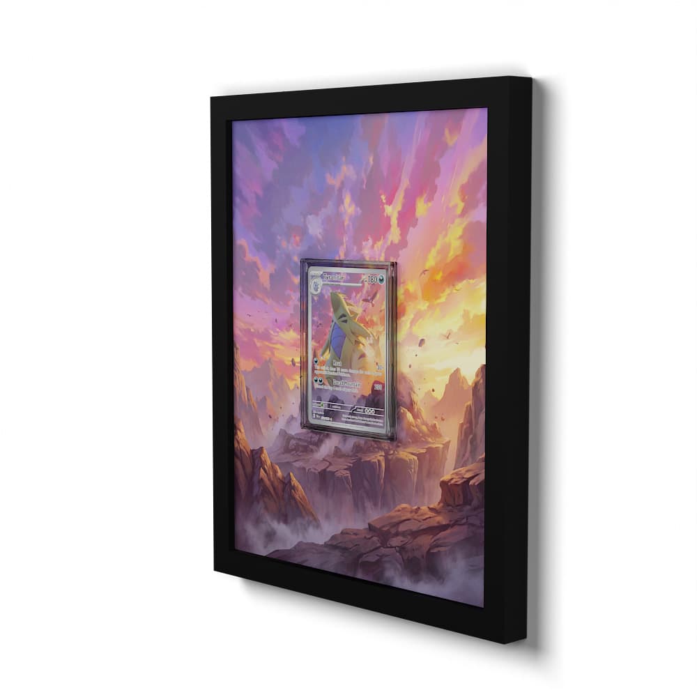 222 Tyranitar - Extended Artwork Framed Pokemon Card Display