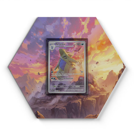 222/193 Tyranitar - Extended Artwork Pokemon Card Display