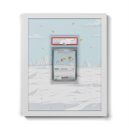 222 Eiscue EX - Extended Artwork Framed Pokemon Card Display