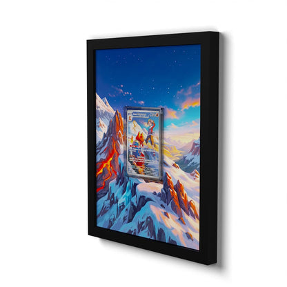 222 Ethan's Magcargo - Extended Artwork Framed Pokemon Card Display