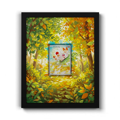 225 Scorbonny - Extended Artwork Framed Pokemon Card Display