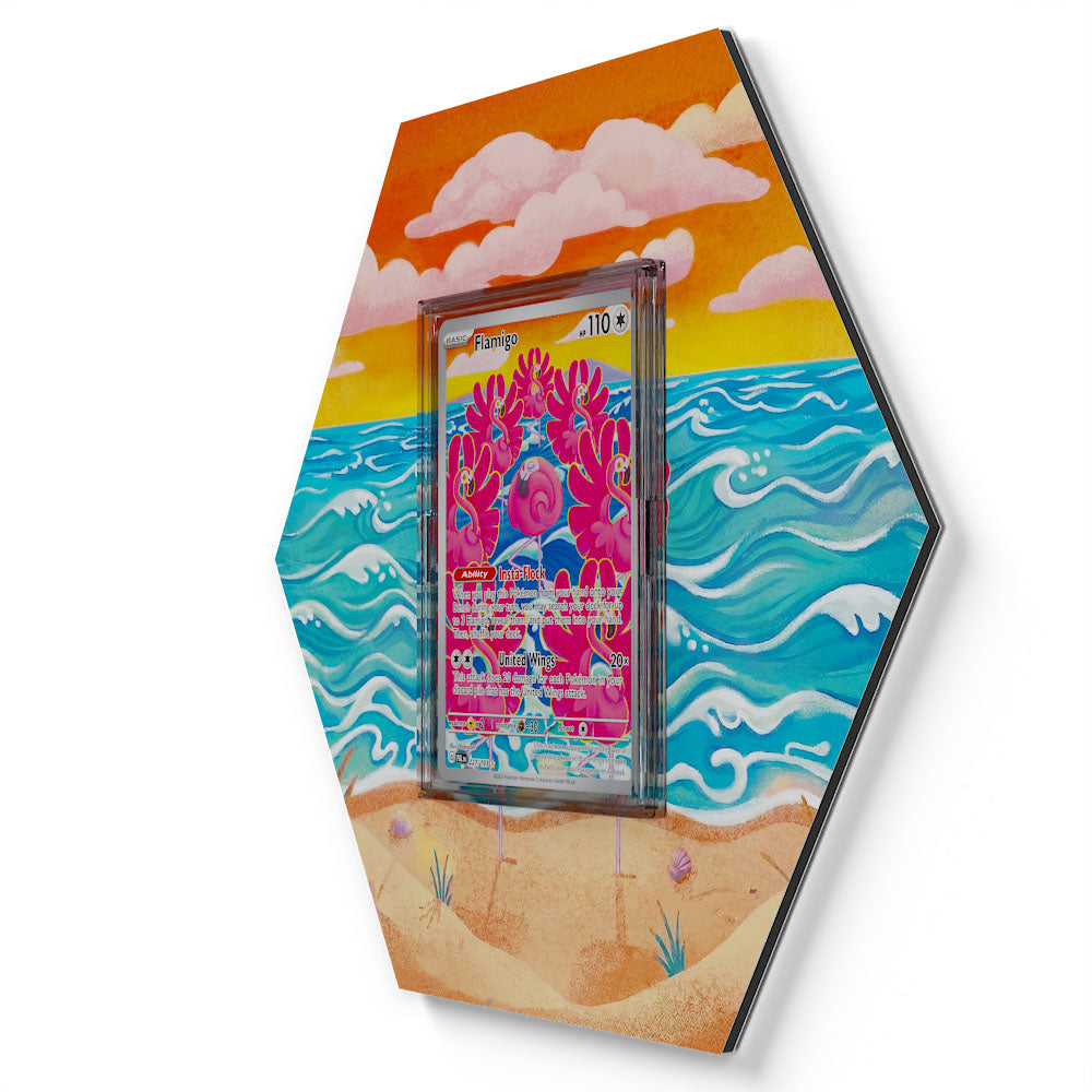 227/193 Flamigo - Extended Artwork Pokemon Card Display