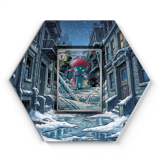 228/217 Weavile - Extended Artwork Pokemon Card Display