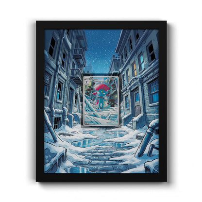 228 Weavile - Extended Artwork Framed Pokemon Card Display