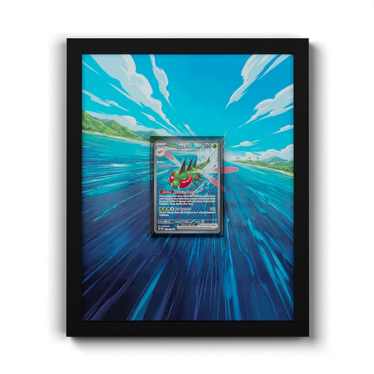 228 Yanmega EX - Extended Artwork Framed Pokemon Card Display