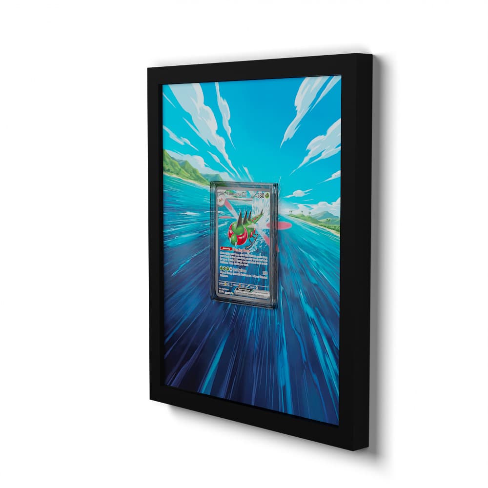 228 Yanmega EX - Extended Artwork Framed Pokemon Card Display
