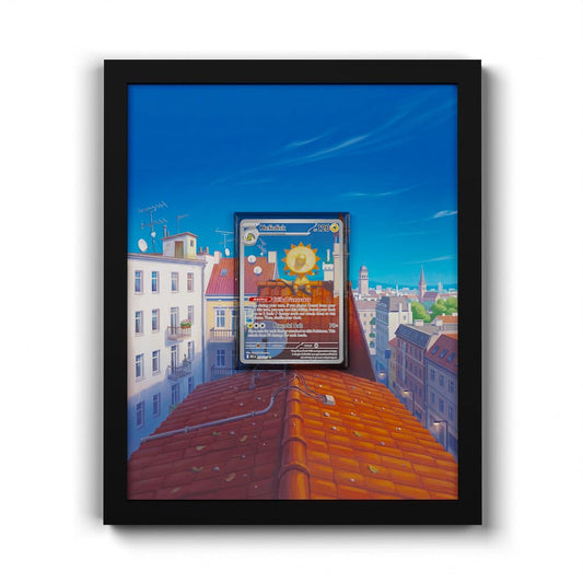 229 Heliolisk - Extended Artwork Framed Pokemon Card Display