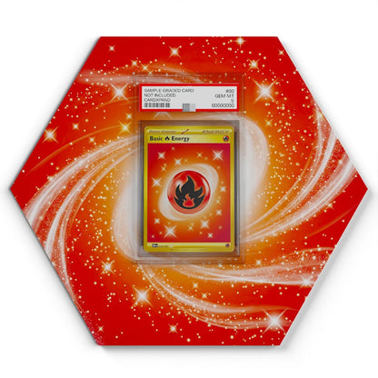 230/197 Basic Fire Energy - Extended Artwork Pokemon Card Display