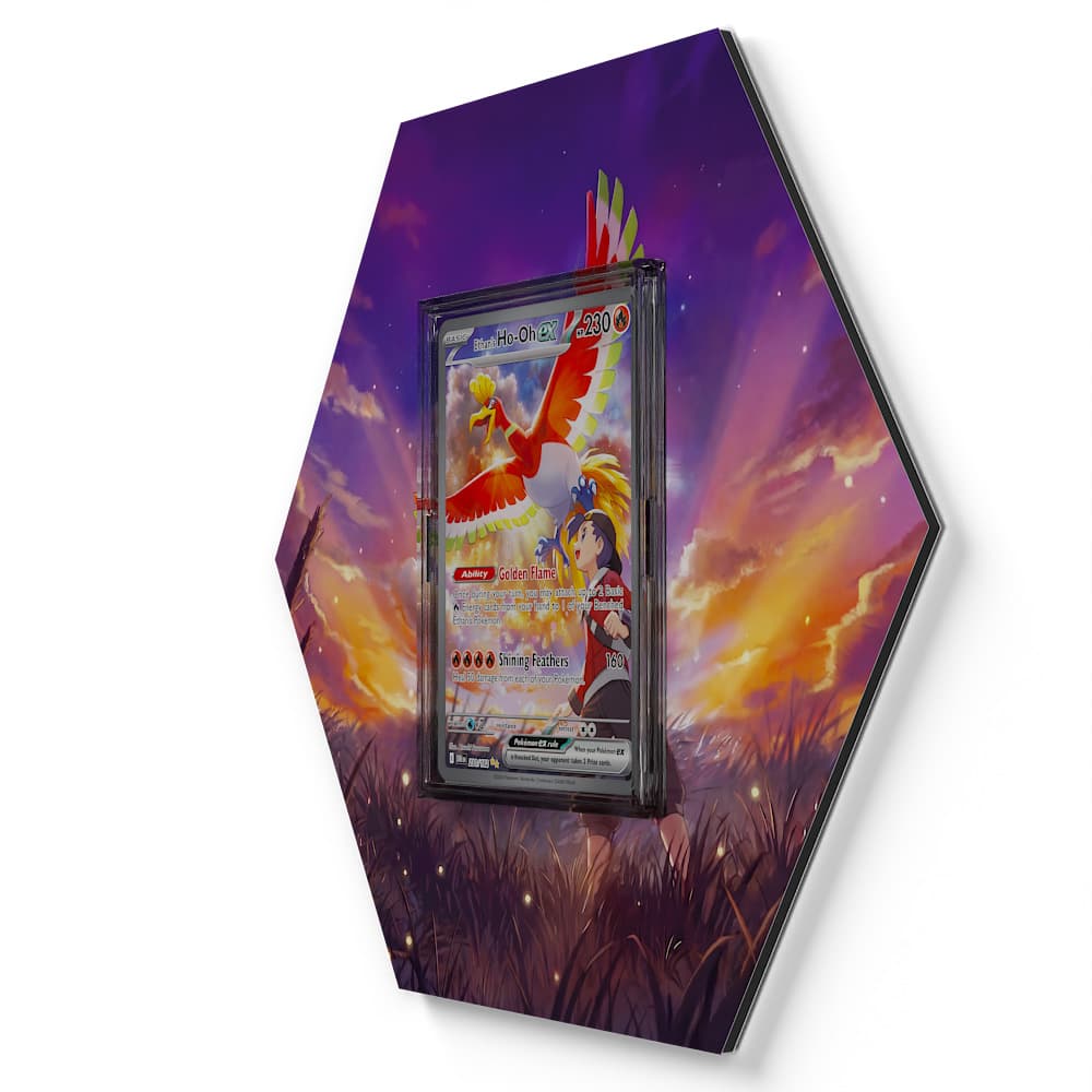 230/182 Ethan's Ho-Oh EX - Extended Artwork Pokemon Card Display