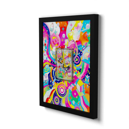 231 Iono's Wattrel - Extended Artwork Framed Pokemon Card Display