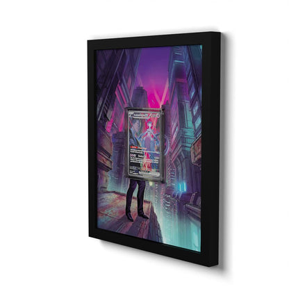 231/182 Team Rocket's Mewtwo EX - Extended Artwork Framed Pokemon Card Display