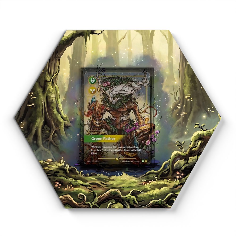 233/219 Green Father - Extended Artwork Gundam Card Display