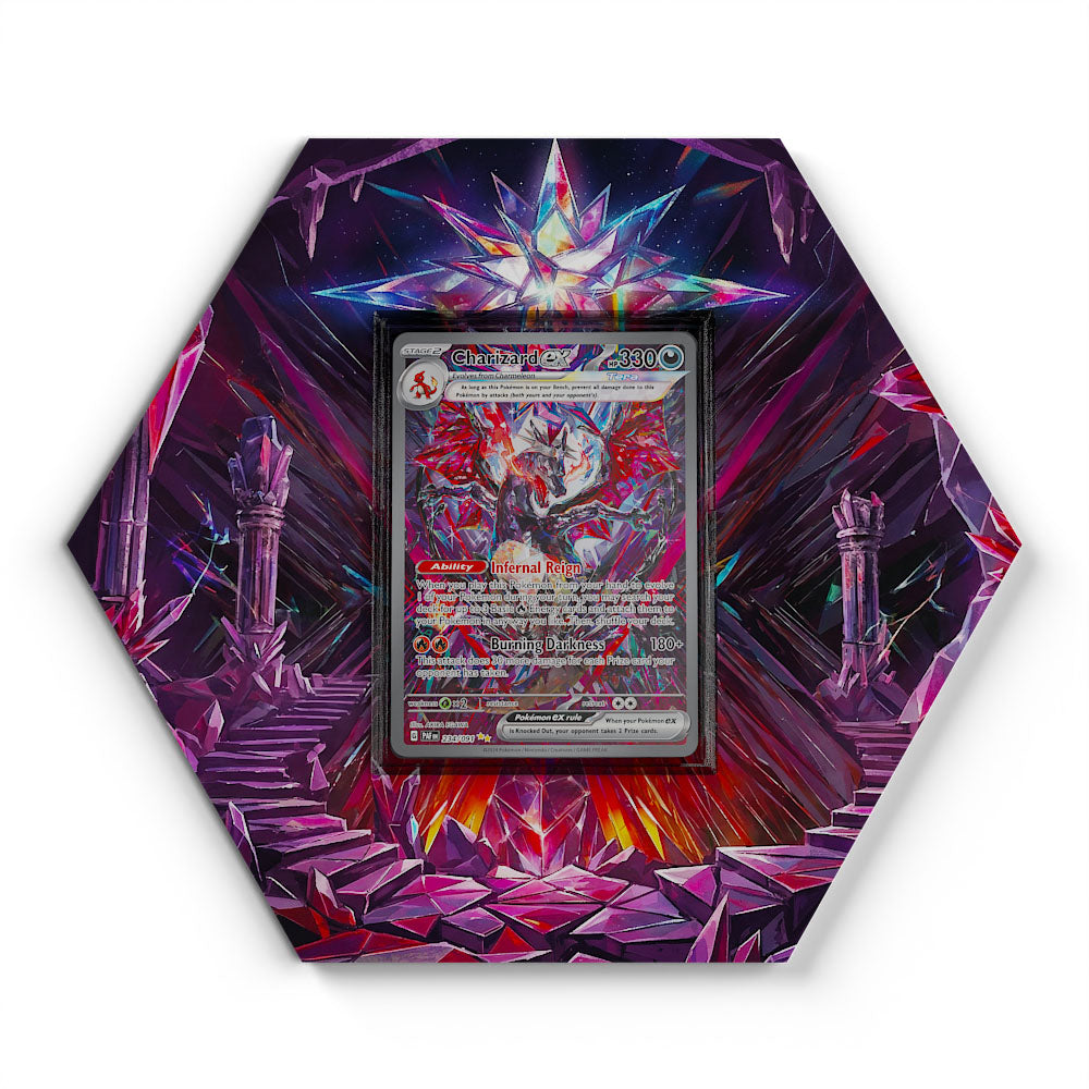 234/091 Charizard EX - Extended Artwork Pokemon Card Display
