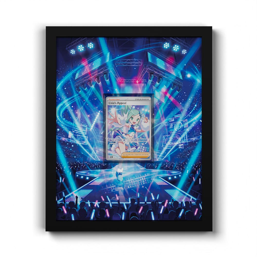 234 Lisia's Appeal - Extended Artwork Framed Pokemon Card Display