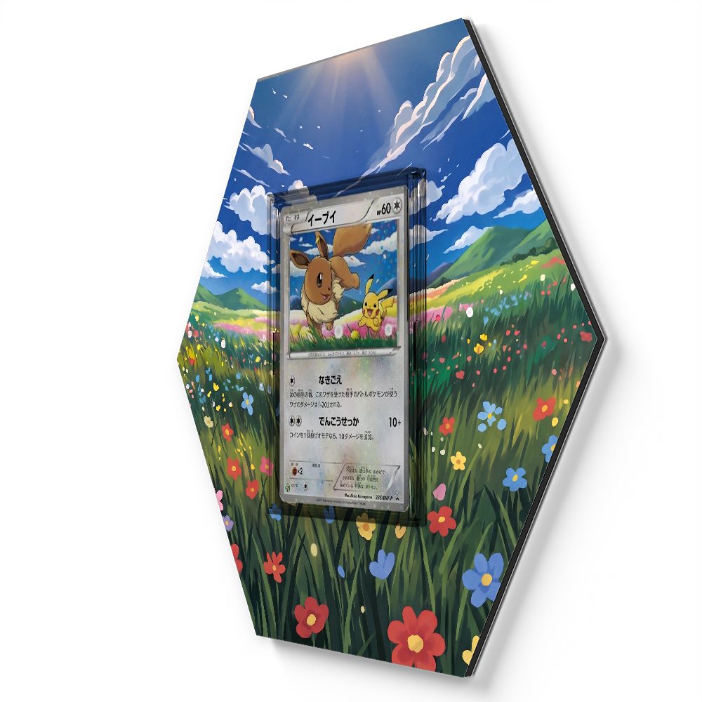 235/BW-P Eevee - Extended Artwork Pokemon Card Display