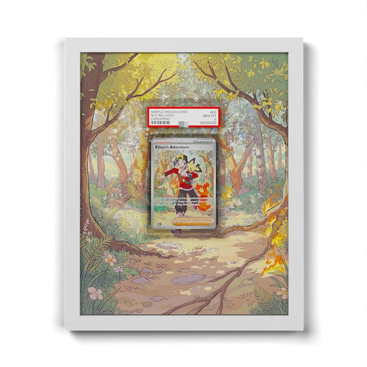 236 Ethan's Adventure - Extended Artwork Framed Pokemon Card Display