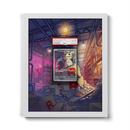 238 Team Rocket's Mimikyu - Extended Artwork Framed Pokemon Card Display