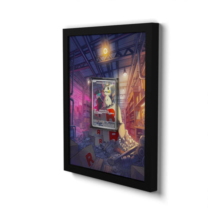 238 Team Rocket's Mimikyu - Extended Artwork Framed Pokemon Card Display
