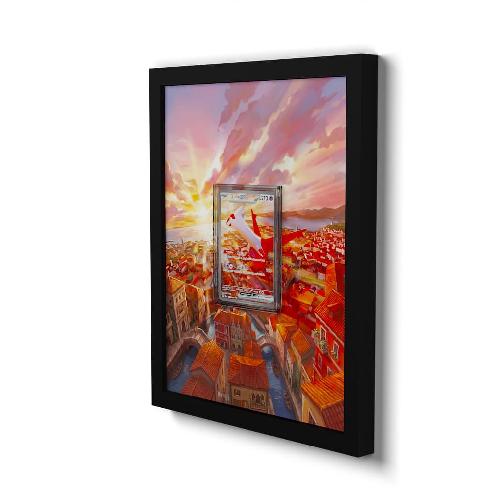 239 Latias EX - Extended Artwork Framed Pokemon Card Display