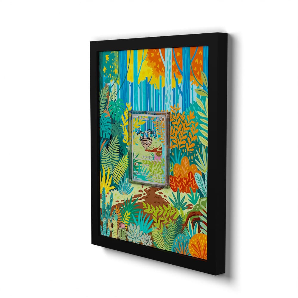 240 Hitmontop - Extended Artwork Framed Pokemon Card Display
