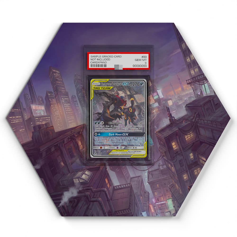 241 Umbreon & Darkrai GX - Extended Artwork Pokemon Card Display