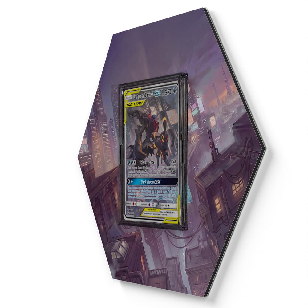 241 Umbreon & Darkrai GX - Extended Artwork Pokemon Card Display