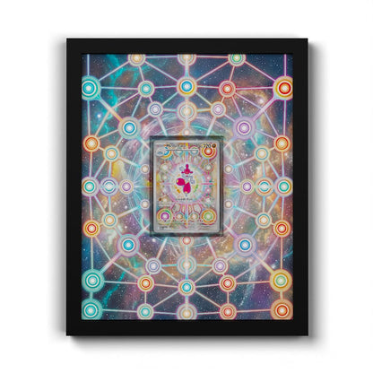 241 Medicham - Extended Artwork Framed Pokemon Card Display