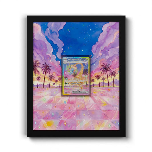 242 Alolan's Exeggutor - Extended Artwork Framed Pokemon Card Display