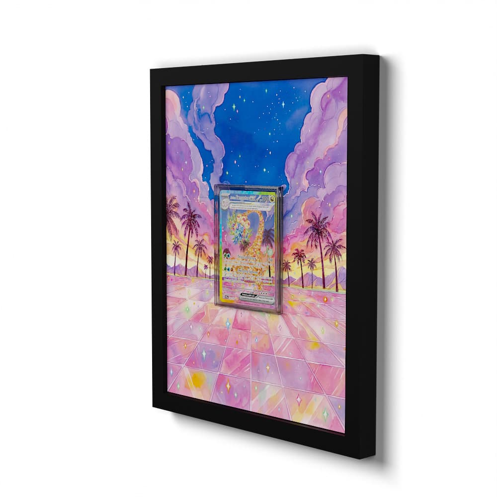 242 Alolan's Exeggutor - Extended Artwork Framed Pokemon Card Display