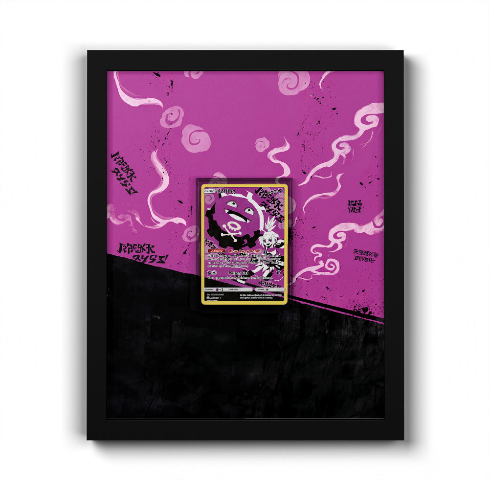 243/236 Koffing - Extended Artwork Pokemon Card Frame
