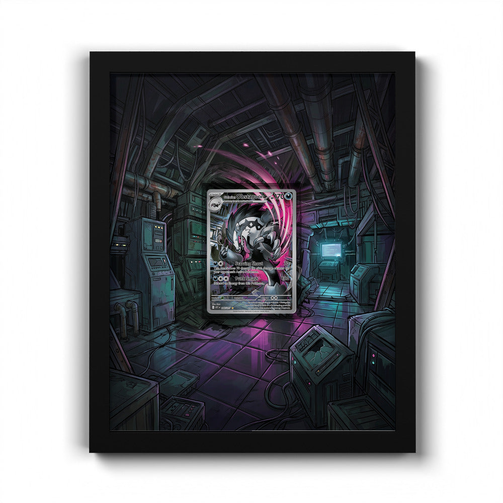 245/217 Galarian Obstagoon - Extended Artwork Pokemon Card Frame