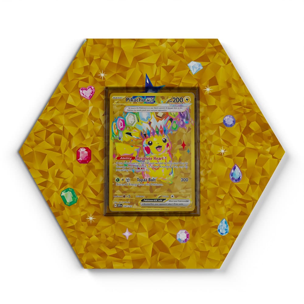 247/191 Pikachu EX - Extended Artwork Pokemon Card Display