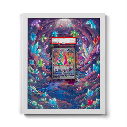 249/182 Iron Valiant EX - Extended Artwork Framed Pokemon Card Display