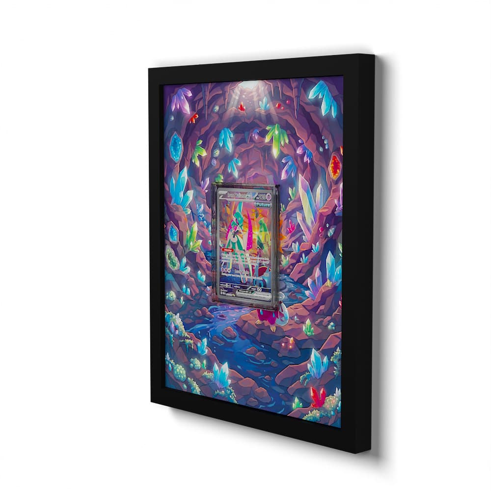 249/182 Iron Valiant EX - Extended Artwork Framed Pokemon Card Display