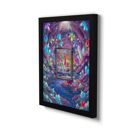 249/182 Iron Valiant EX - Extended Artwork Framed Pokemon Card Display