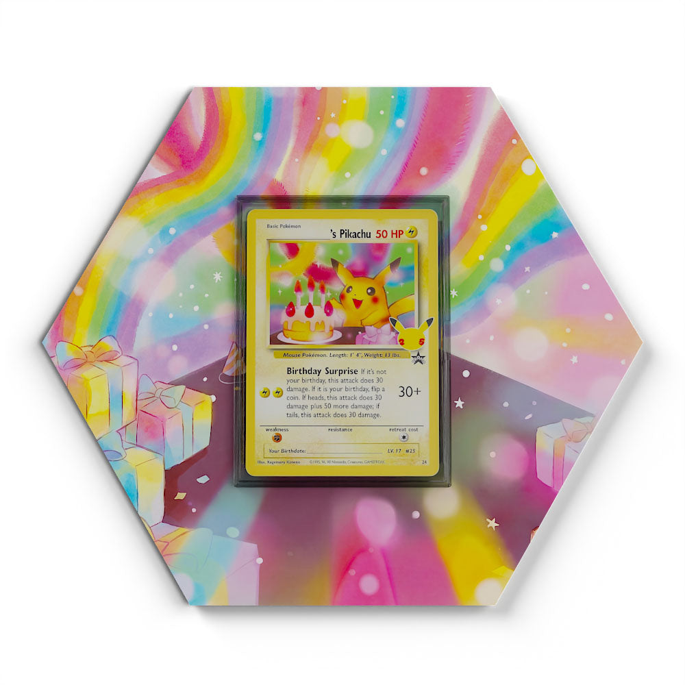 24 _____'s Pikachu - Extended Artwork Pokemon Card Display