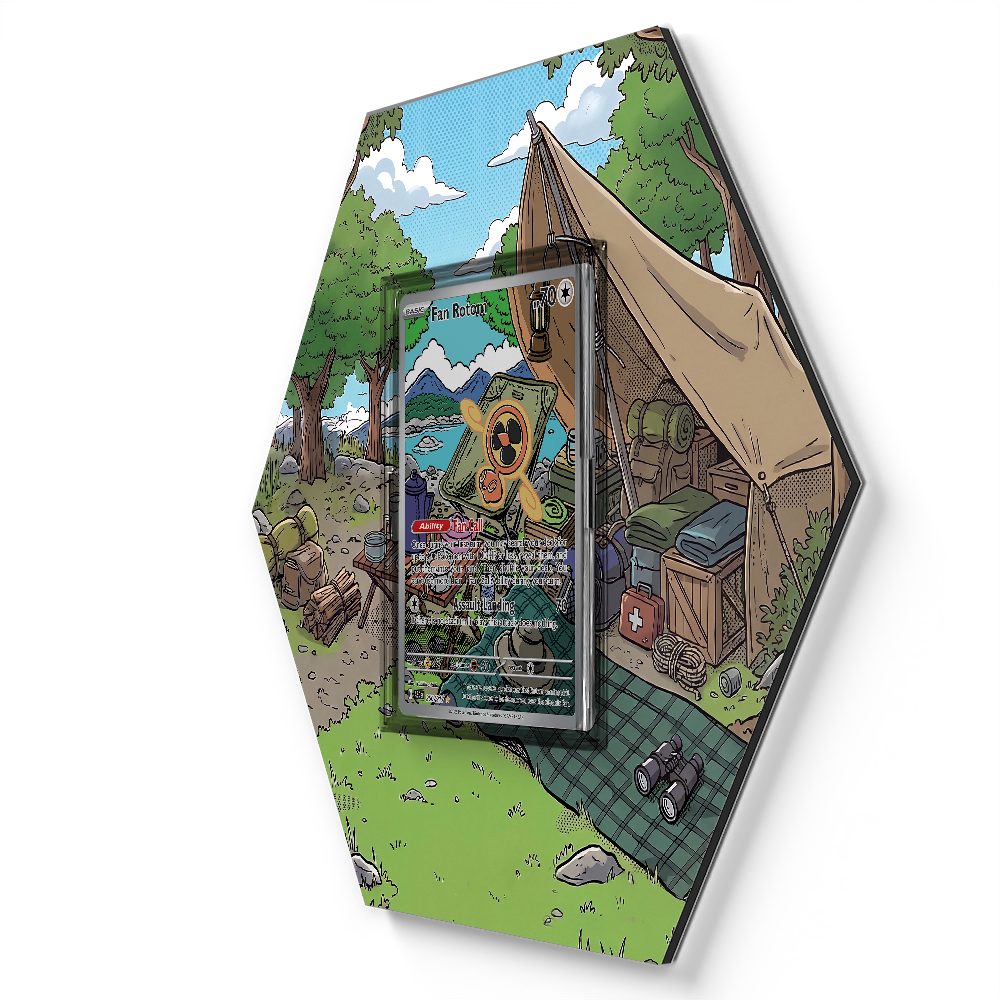 250/217 Fan Rotom - Extended Artwork Pokemon Card Display