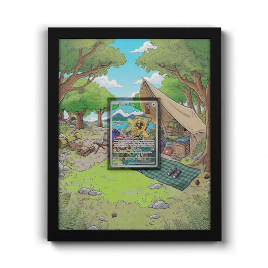 250 Fan Rotom - Extended Artwork Framed Pokemon Card Display