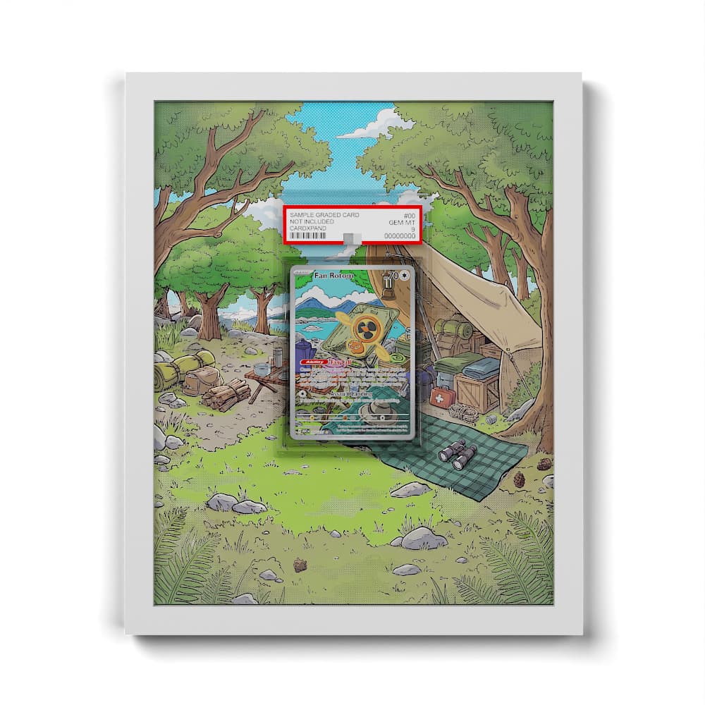 250 Fan Rotom - Extended Artwork Framed Pokemon Card Display