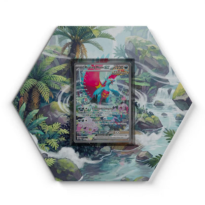 251 Roaring Moon - Extended Artwork Pokemon Card Display
