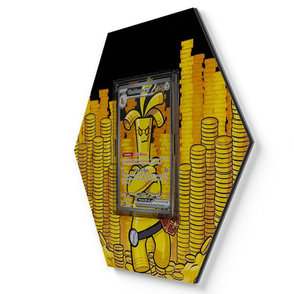 252/182 Gholdengo EX - Extended Artwork Pokemon Card Display