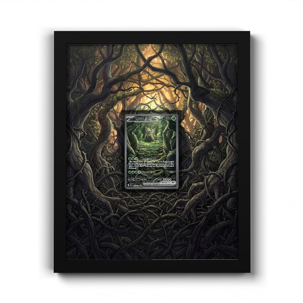 257/193 Wo-Chien Ex - Extended Artwork Pokemon Card Frame